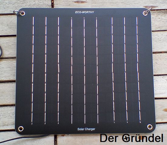 Der Gründel - 12V/10W-Solarlader von Eco-Worthy (10-2023)